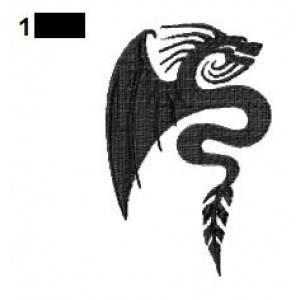 Dragon Tattoo Embroidery Design 27